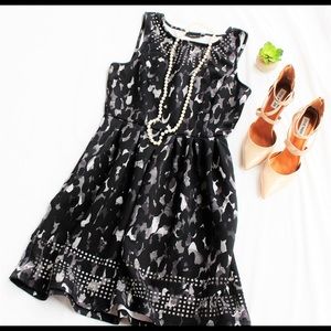 Apt 9 • Black and Gray Dress •Sz M